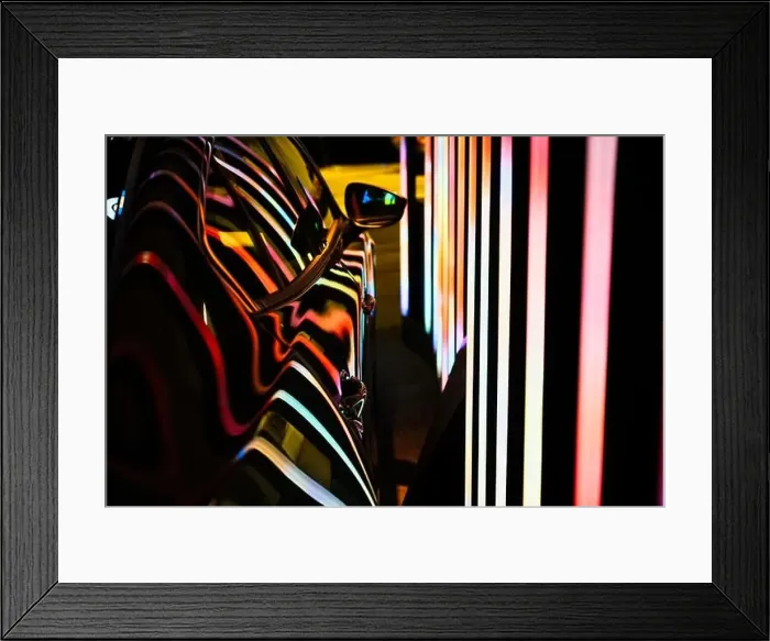 Framed Print : Montreal, Canada, June 8, 2019.Abstract interpretations of colors and reflections Framed Print : Montreal, Canada, June 8, 2019.Abstract interpretations of colors and reflections