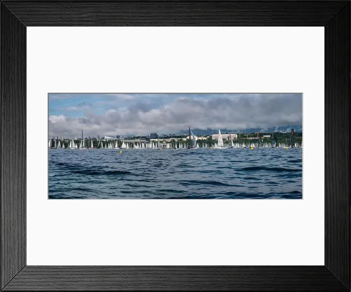 Framed Print : The Bol d'Or Mirabaud is the most important inland lake regatta in the world