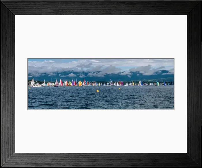 Framed Print : The Bol d'Or Mirabaud is the most important inland lake regatta in the world