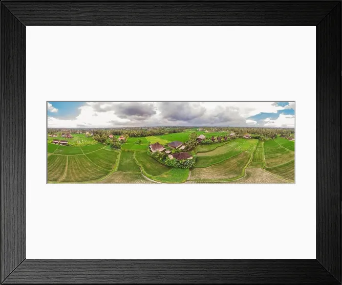 Framed Print : Image of beautiful Terraced rice field in water season and Irrigation from drone, Top view of rices paddy Framed Print : Image of beautiful Terraced rice field in water season and Irrigation from drone, Top view of rices paddy