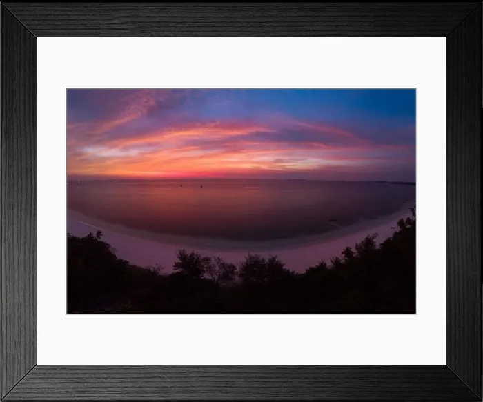 Framed Print : Aerial view tropical beach island reef caribbean sea dramatic sky at sunset sunrise Framed Print : Aerial view tropical beach island reef caribbean sea dramatic sky at sunset sunrise