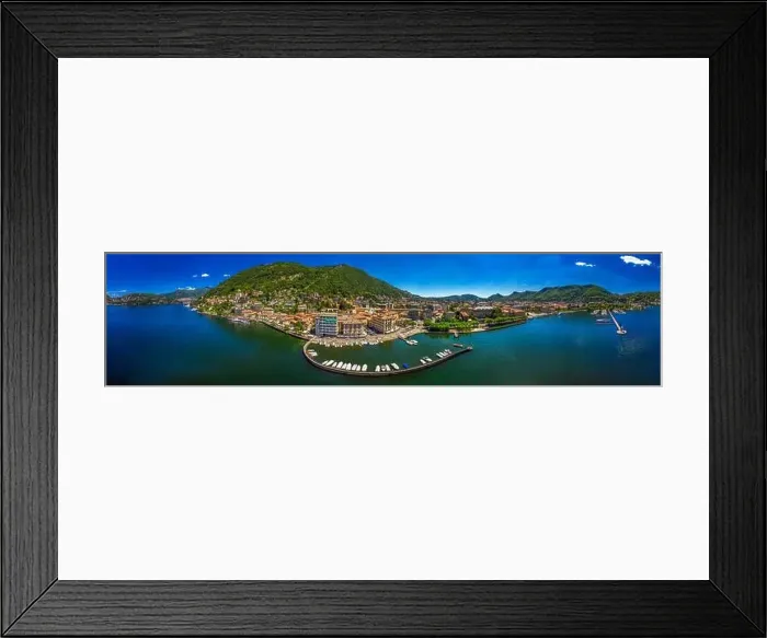 Framed Print : Como town on the Lake Como surrounded by mountains in the Italian region Lombardy, Italy, Europe Framed Print : Como town on the Lake Como surrounded by mountains in the Italian region Lombardy, Italy, Europe
