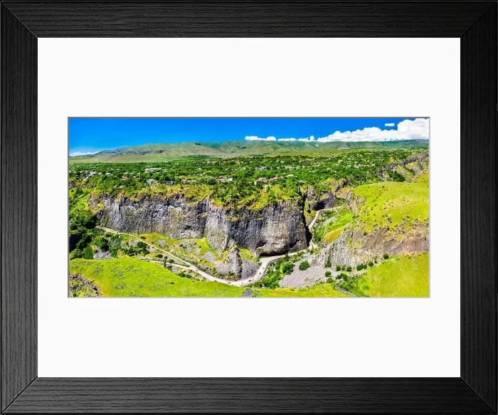 Framed Print : The Garni Gorge with basalt column formations. Armenia Framed Print : The Garni Gorge with basalt column formations. Armenia