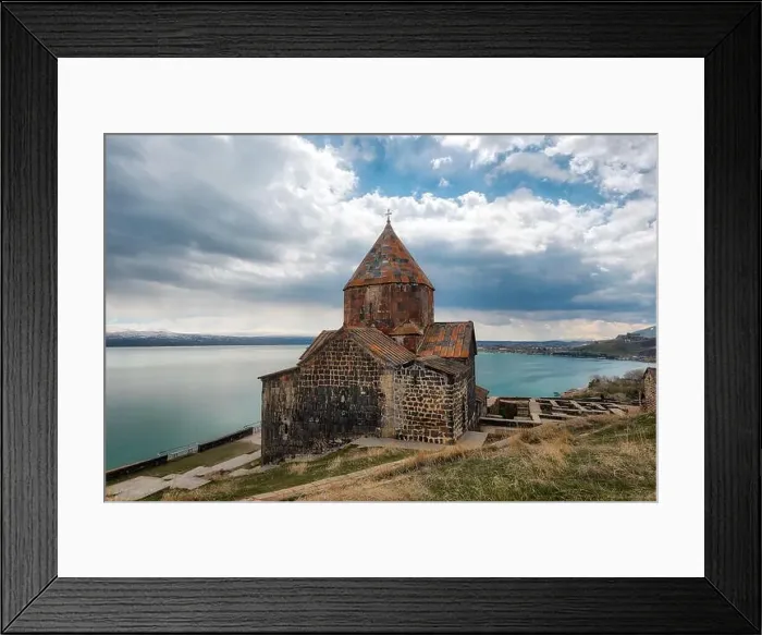 Framed Print : Sevanavank Monastry at Lake Savan in Armenia, taken in April 2019rn taken in hdr Framed Print : Sevanavank Monastry at Lake Savan in Armenia, taken in April 2019rn taken in hdr
