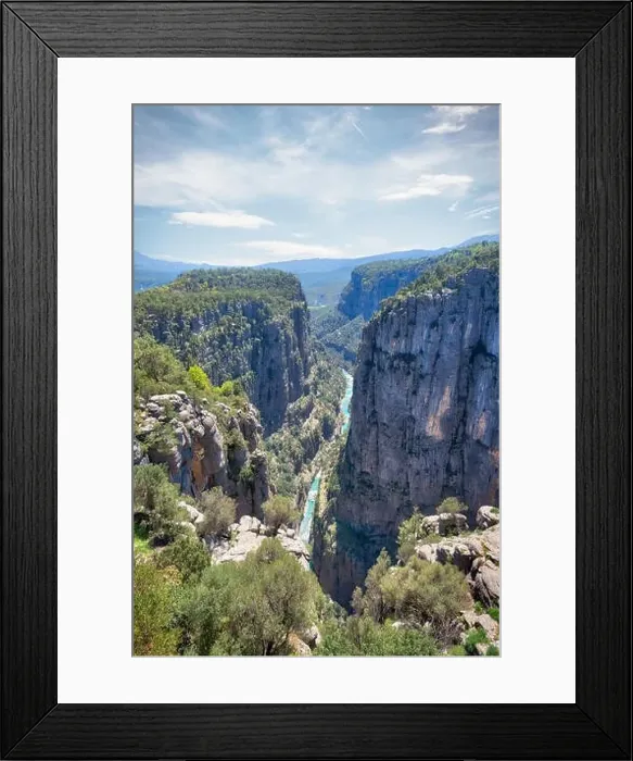 Framed Print : Tazi Canyon Blue River taken in April 2019rn taken in hdr Framed Print : Tazi Canyon Blue River taken in April 2019rn taken in hdr