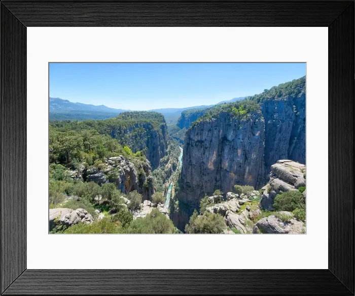Framed Print : Tazi Canyon Blue River taken in April 2019rn taken in hdr Framed Print : Tazi Canyon Blue River taken in April 2019rn taken in hdr