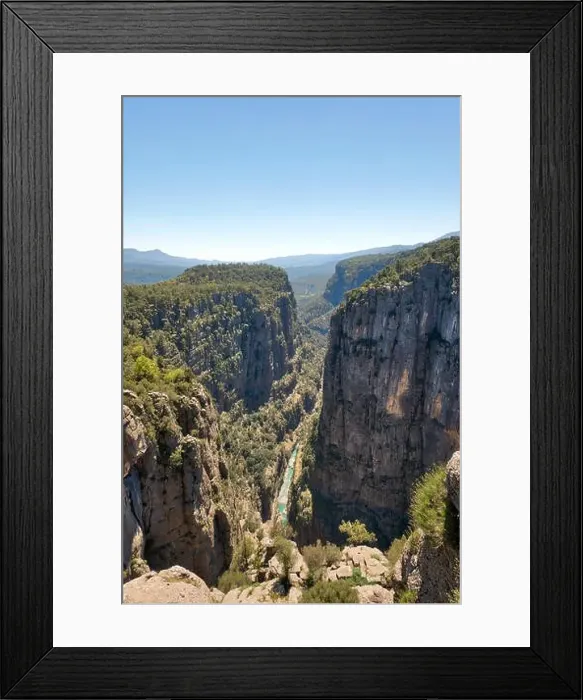 Framed Print : Tazi Canyon Blue River taken in April 2019rn taken in hdr Framed Print : Tazi Canyon Blue River taken in April 2019rn taken in hdr