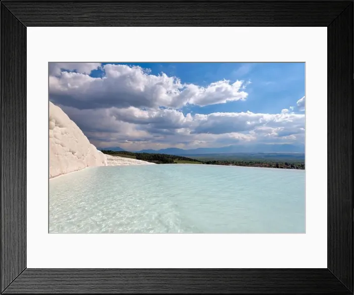 Framed Print : Pamukkale in Western Turkey taken in April 2019rn taken in hdr Framed Print : Pamukkale in Western Turkey taken in April 2019rn taken in hdr