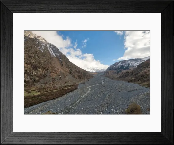 Framed Print : Dry Riverbed in the Caucasus Mountains, Nothern Georgia, taken in April 2019rn taken in hdr Framed Print : Dry Riverbed in the Caucasus Mountains, Nothern Georgia, taken in April 2019rn taken in hdr