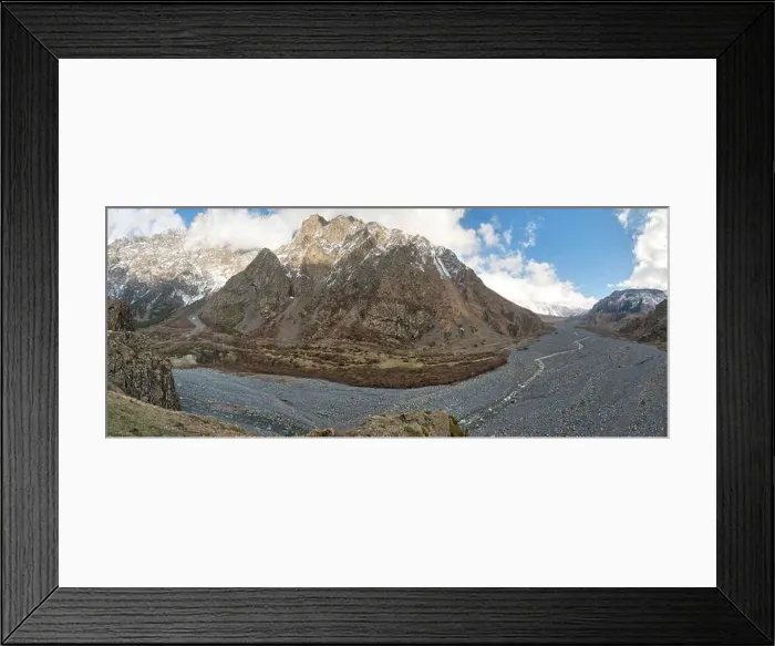 Framed Print : Dry Riverbed in the Caucasus Mountains, Nothern Georgia, taken in April 2019rn taken in hdr Framed Print : Dry Riverbed in the Caucasus Mountains, Nothern Georgia, taken in April 2019rn taken in hdr