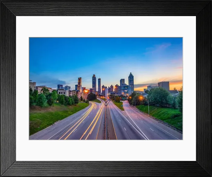 Framed Print : Atlanta, Georgia, USA Downtown Cityscape Framed Print : Atlanta, Georgia, USA Downtown Cityscape