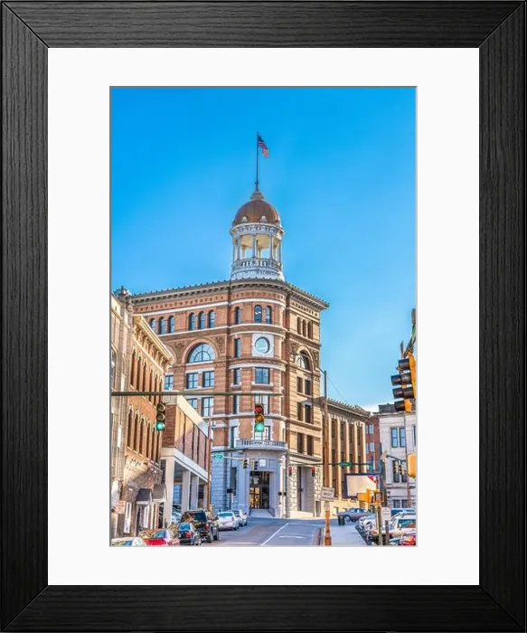 Framed Print : Downtown Chattanooga Tennessee Dome Building