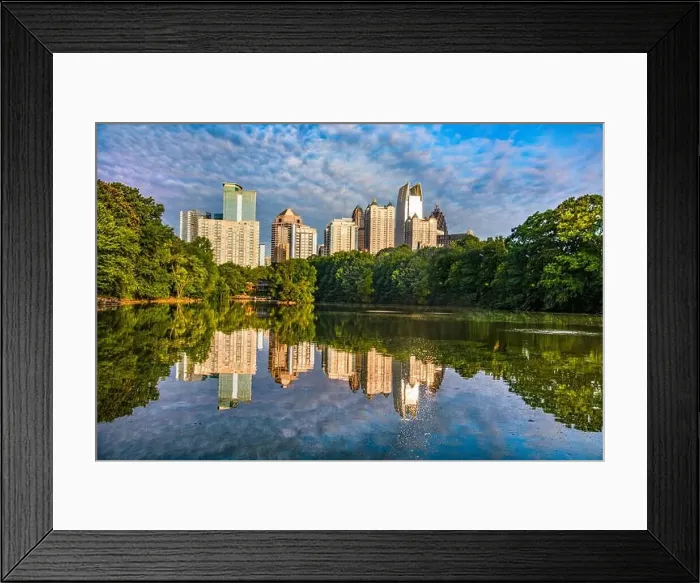 Framed Print : Piedmont Park in Atlanta Georgia GA Framed Print : Piedmont Park in Atlanta Georgia GA