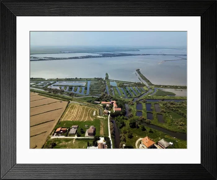 Framed Print : The charm of the river Po in Italy Framed Print : The charm of the river Po in Italy