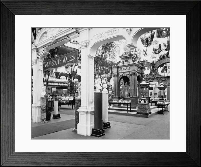 Framed Print : New South Wales Court, Franco British White City Exhibition in London in 1908