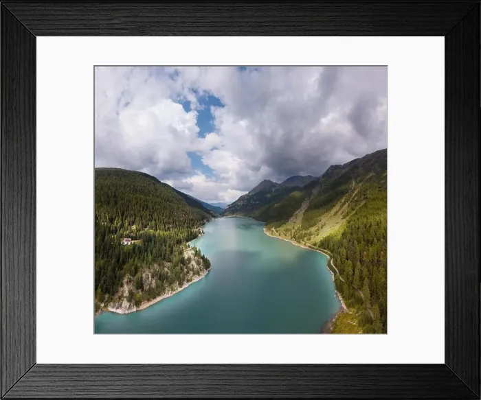 Framed Print : The beauty of the mountains and alpine lakes, where you can relax in front of this show Framed Print : The beauty of the mountains and alpine lakes, where you can relax in front of this show