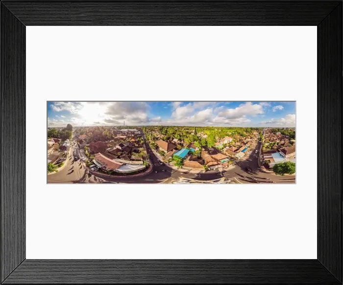 Framed Print : Photo from drone, Ubud. Aerial Landscapes in Ubud, Bali, Indonesia Framed Print : Photo from drone, Ubud. Aerial Landscapes in Ubud, Bali, Indonesia