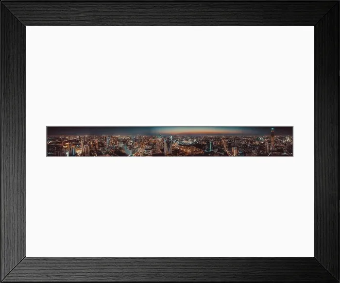 Framed Print : Siam and Rachathewi views from above by night in Bangkok Thailand Framed Print : Siam and Rachathewi views from above by night in Bangkok Thailand
