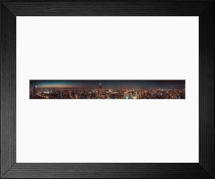 Framed Print : Siam and Rachathewi views from above by night in Bangkok Thailand Framed Print : Siam and Rachathewi views from above by night in Bangkok Thailand