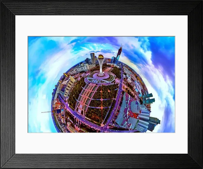 Framed Print : NUR-SULTAN, KAZAKHSTAN - August 11 Framed Print : NUR-SULTAN, KAZAKHSTAN - August 11