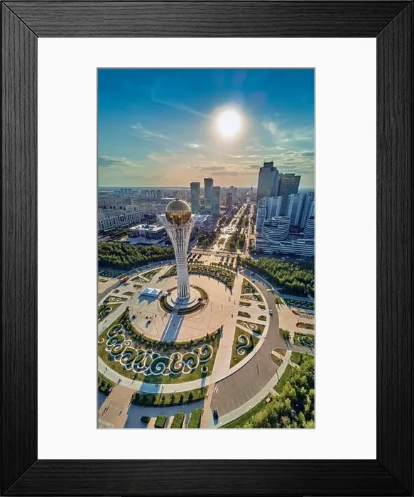 Framed Print : NUR-SULTAN, KAZAKHSTAN (QAZAQSTAN) - August 11 Framed Print : NUR-SULTAN, KAZAKHSTAN (QAZAQSTAN) - August 11