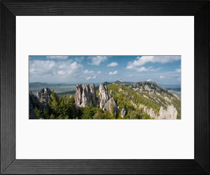 Framed Print : aerial view of ural nature Framed Print : aerial view of ural nature