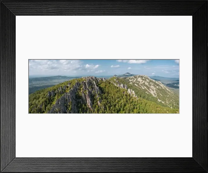 Framed Print : aerial view of natural russian landscape Framed Print : aerial view of natural russian landscape