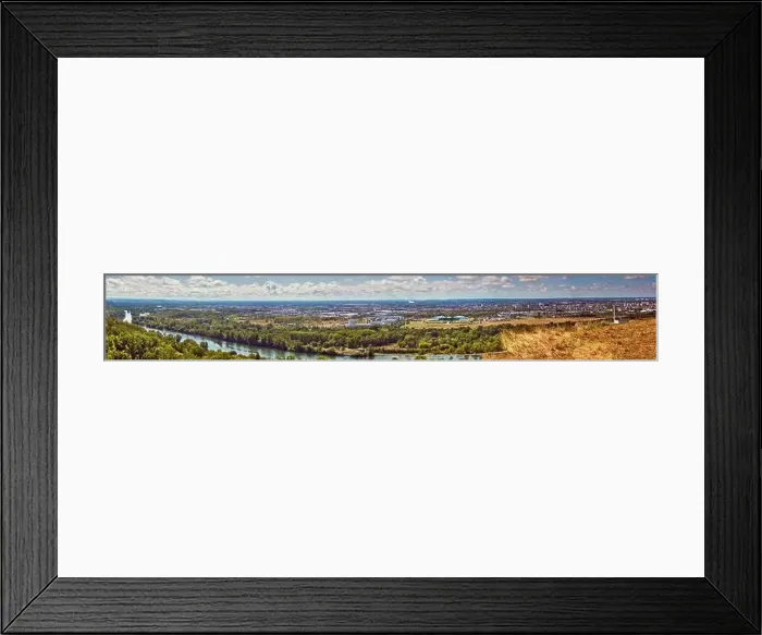 Framed Print : Panoramic Aerial View Of Toulouse During a Clear Sunny Summer Day Framed Print : Panoramic Aerial View Of Toulouse During a Clear Sunny Summer Day