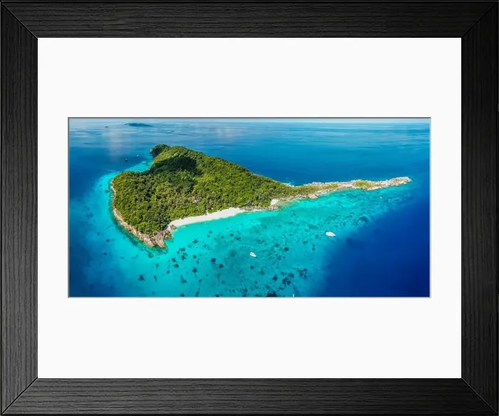 Framed Print : Similan island views from the beach and above, in Thailand Framed Print : Similan island views from the beach and above, in Thailand
