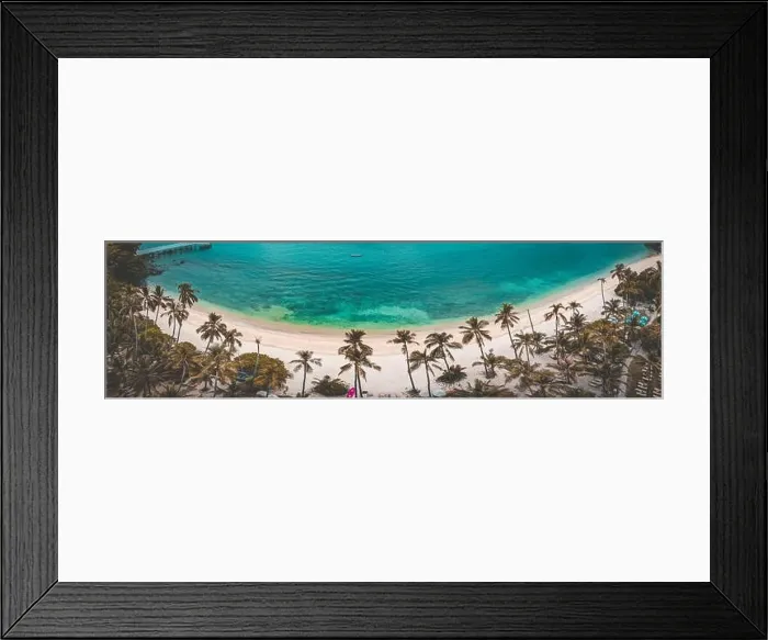Framed Print : Phuket beach aerial view from above in Thailand Framed Print : Phuket beach aerial view from above in Thailand