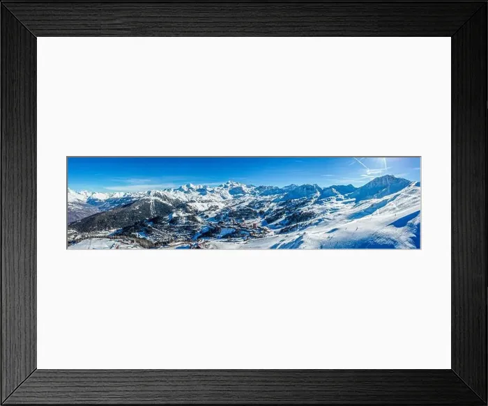 Framed Print : La Plagne from above in the french Alps Framed Print : La Plagne from above in the french Alps