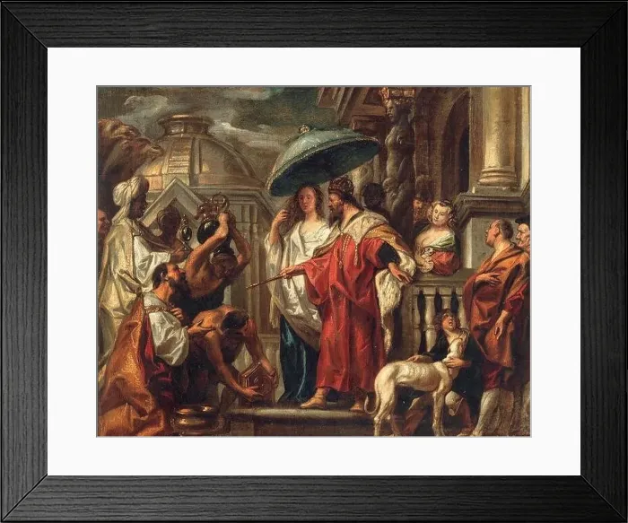 Framed Print : The tribute the Caliph Harun al-Rashid to Charlemagne. Museum: Collection René Van de Broeck. Author: JACOB JORDAENS Framed Print : The tribute the Caliph Harun al-Rashid to Charlemagne. Museum: Collection René Van de Broeck. Author: JACOB JORDAENS