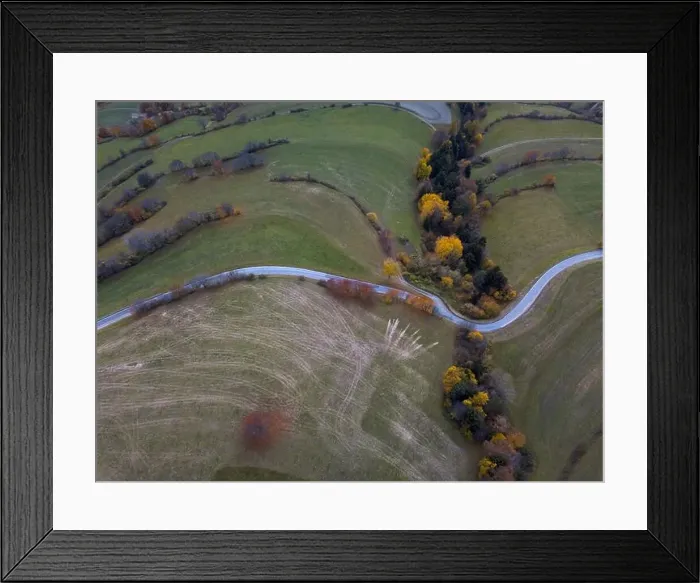 Framed Print : Over the road in rural country Framed Print : Over the road in rural country