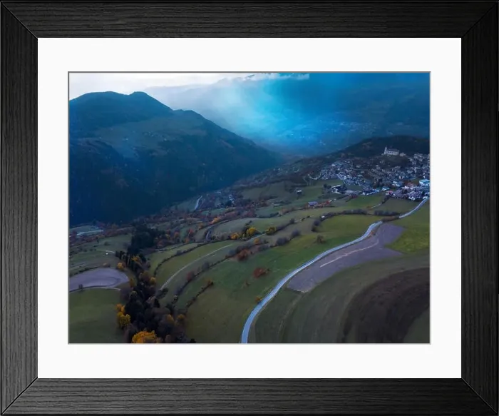 Framed Print : Over the road in rural country Framed Print : Over the road in rural country