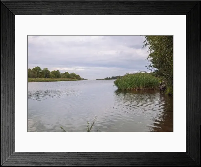 Framed Print : City Carnikava, Latvian Republic. Green nature in summer with River Gauja and waves. Travel photo. Sep 04. 2019 Framed Print : City Carnikava, Latvian Republic. Green nature in summer with River Gauja and waves. Travel photo. Sep 04. 2019