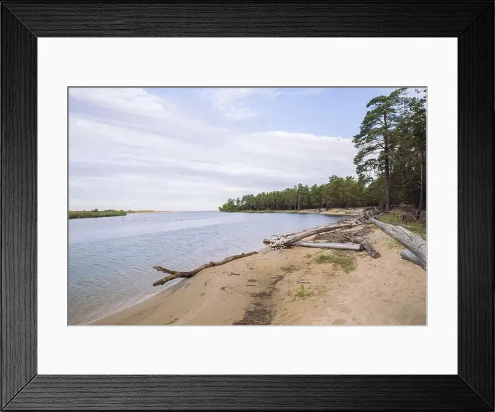 Framed Print : City Carnikava, Latvian Republic. Green nature in summer with River Gauja and waves. Travel photo. Sep 04. 2019 Framed Print : City Carnikava, Latvian Republic. Green nature in summer with River Gauja and waves. Travel photo. Sep 04. 2019