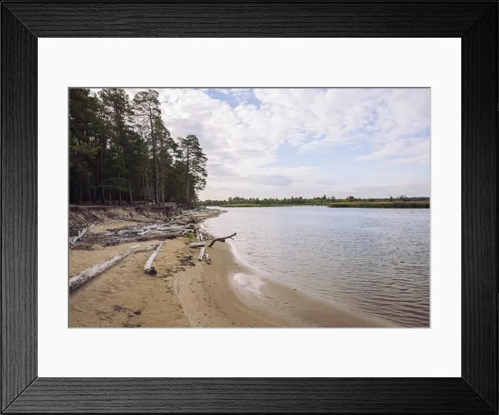 Framed Print : City Carnikava, Latvian Republic. Green nature in summer with River Gauja and waves. Travel photo. Sep 04. 2019 Framed Print : City Carnikava, Latvian Republic. Green nature in summer with River Gauja and waves. Travel photo. Sep 04. 2019