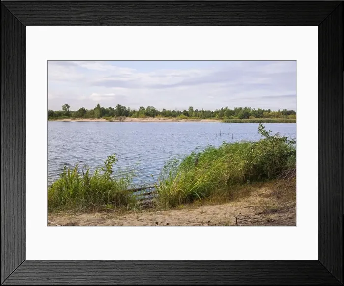 Framed Print : City Carnikava, Latvian Republic. Green nature in summer with River Gauja and waves. Travel photo. Sep 04. 2019 Framed Print : City Carnikava, Latvian Republic. Green nature in summer with River Gauja and waves. Travel photo. Sep 04. 2019