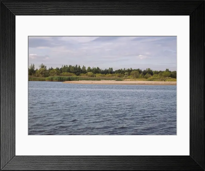 Framed Print : City Carnikava, Latvian Republic. Green nature in summer with River Gauja and waves. Travel photo. Sep 04. 2019 Framed Print : City Carnikava, Latvian Republic. Green nature in summer with River Gauja and waves. Travel photo. Sep 04. 2019