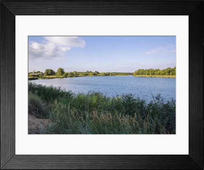 Framed Print : City Carnikava, Latvian Republic. Green nature in summer with River Gauja and waves. Travel photo. Sep 04. 2019 Framed Print : City Carnikava, Latvian Republic. Green nature in summer with River Gauja and waves. Travel photo. Sep 04. 2019