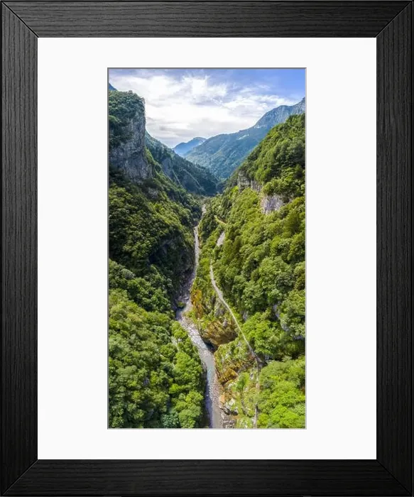 Framed Print : The old Via Mala di Scalve, Dezzo di Scalve, Val di Scalve, Bergamo province, Lombardy, Italy Framed Print : The old Via Mala di Scalve, Dezzo di Scalve, Val di Scalve, Bergamo province, Lombardy, Italy