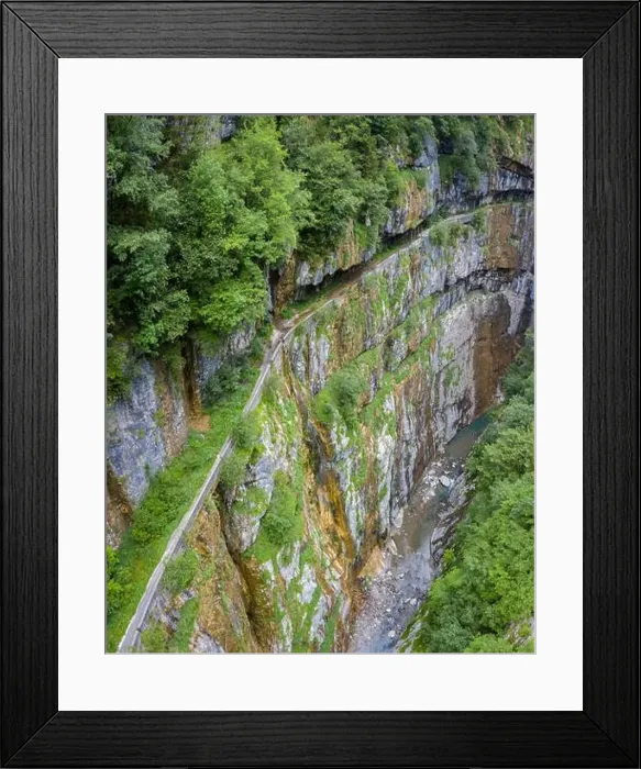 Framed Print : The old Via Mala di Scalve, Dezzo di Scalve, Val di Scalve, Bergamo province, Lombardy, Italy Framed Print : The old Via Mala di Scalve, Dezzo di Scalve, Val di Scalve, Bergamo province, Lombardy, Italy