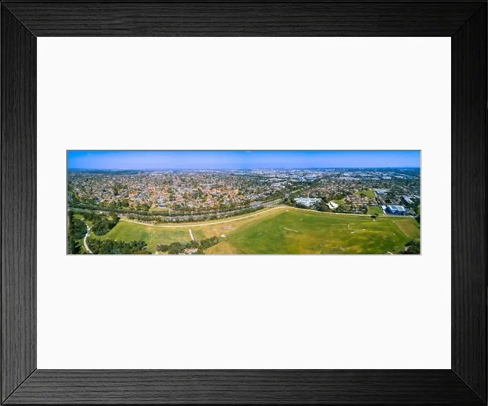 Framed Print : Aerial panorama of Mulgrave suburb in Melbourne, Australia on sunny day Framed Print : Aerial panorama of Mulgrave suburb in Melbourne, Australia on sunny day