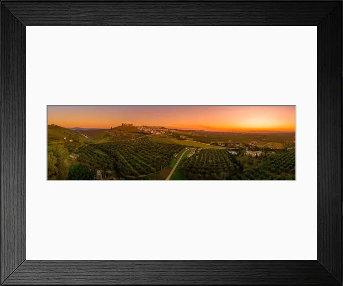 Framed Print : Castillo de Bury Al-Hammam in Banos de la Encina La Mancha province Spain old medieval castle with 14 towers from Framed Print : Castillo de Bury Al-Hammam in Banos de la Encina La Mancha province Spain old medieval castle with 14 towers from