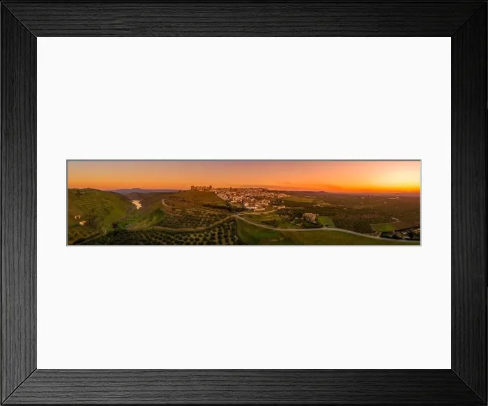 Framed Print : Castillo de Bury Al-Hammam in Banos de la Encina La Mancha province Spain old medieval castle with 14 towers from Framed Print : Castillo de Bury Al-Hammam in Banos de la Encina La Mancha province Spain old medieval castle with 14 towers from