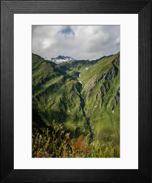 Framed Print : Aerial top view of the splendid Swiss Alps Framed Print : Aerial top view of the splendid Swiss Alps