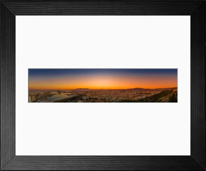 Framed Print : Aerial view of the Alcazaba in Malaga and the Castillo de Gibralfaro from the Moorish Arab times in Southern Spain Framed Print : Aerial view of the Alcazaba in Malaga and the Castillo de Gibralfaro from the Moorish Arab times in Southern Spain