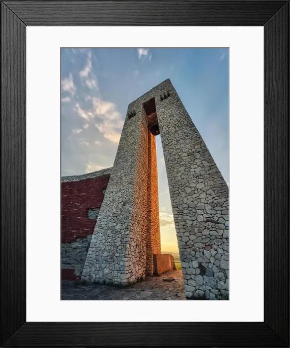 Framed Print : Three Generations Monument in central Bulgaria, taken in May 2 Framed Print : Three Generations Monument in central Bulgaria, taken in May 2
