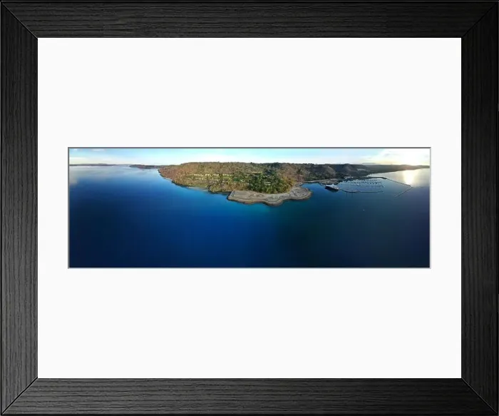Framed Print : PAPAGAYO, COSTA RICA -17 MAR 2019- Aerial view of the Andaz Peninsula Papagayo Resort