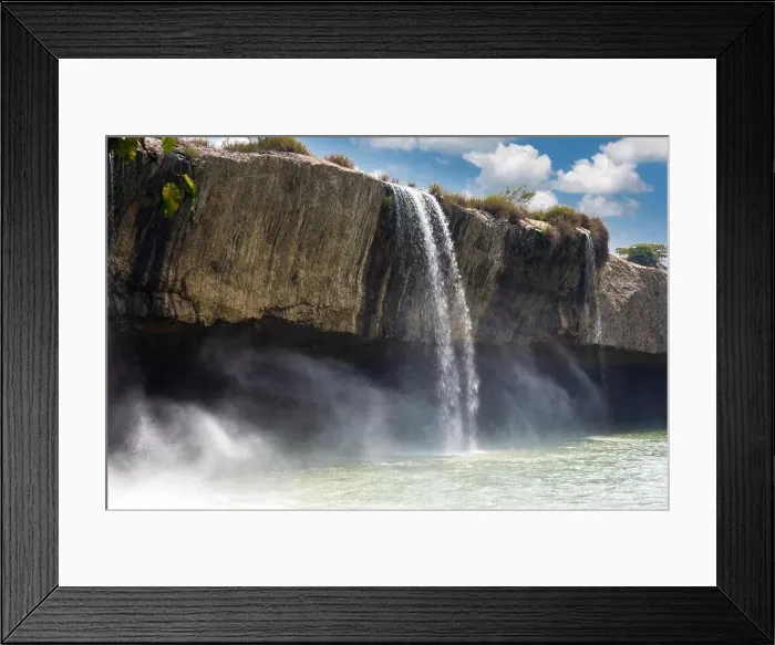 Framed Print : Beautiful waterfalls in Vietnam in the wild Framed Print : Beautiful waterfalls in Vietnam in the wild